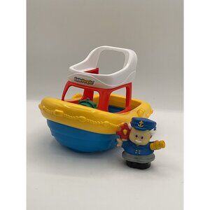 Fisher Price Little People Bath Floaty Boat with Captain